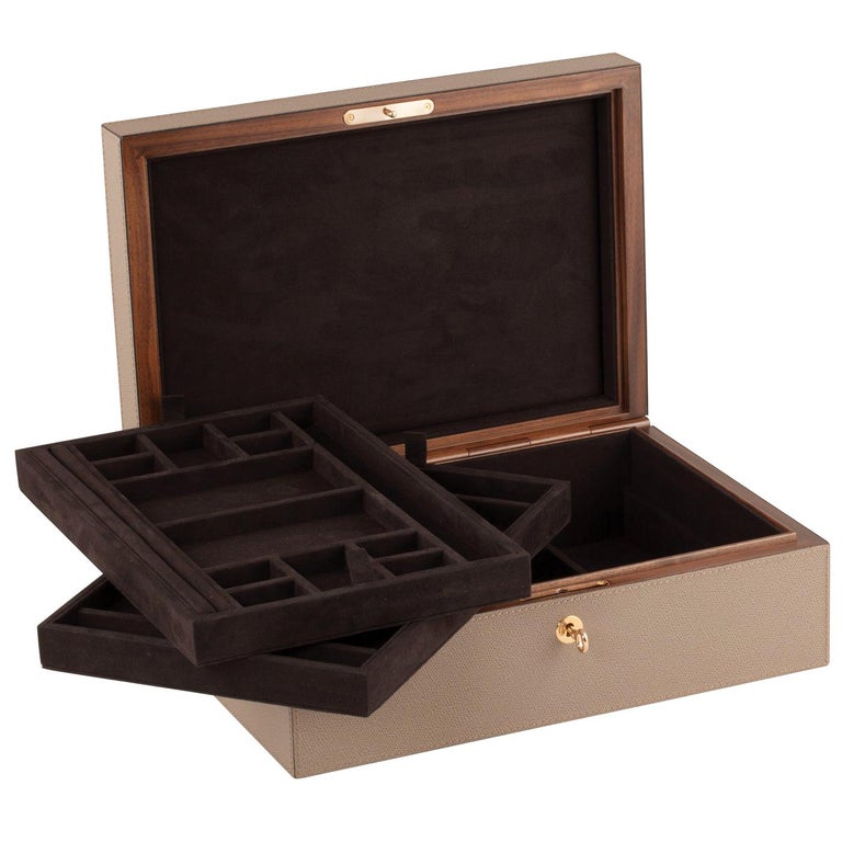 Platinum Jewelry Box For Sale at 1stdibs