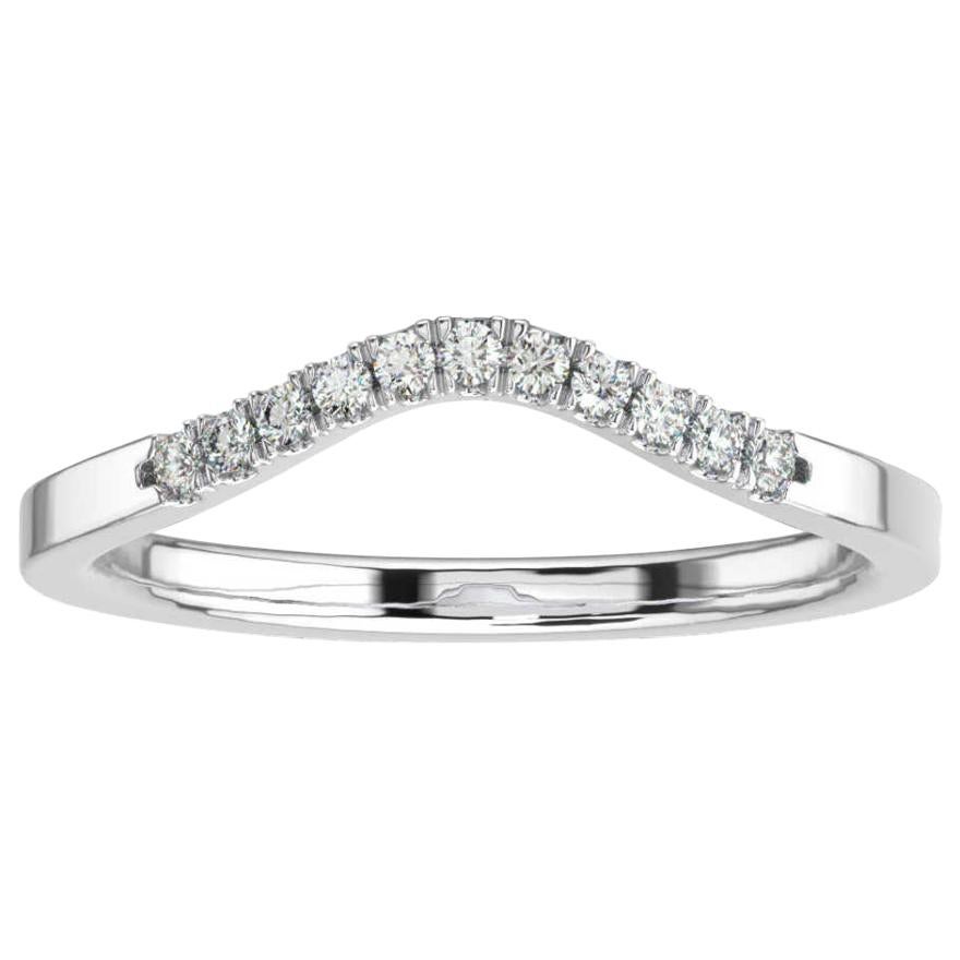 Platinum Kati Diamond Ring '1/10 Carat' For Sale