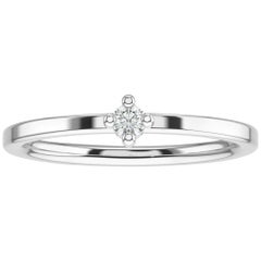 Platinum Lamour Petite Solitaire Diamond Ring