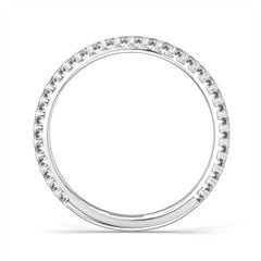 Anello Lauren French Pave Eternity in platino '1/3 Ct. tw'