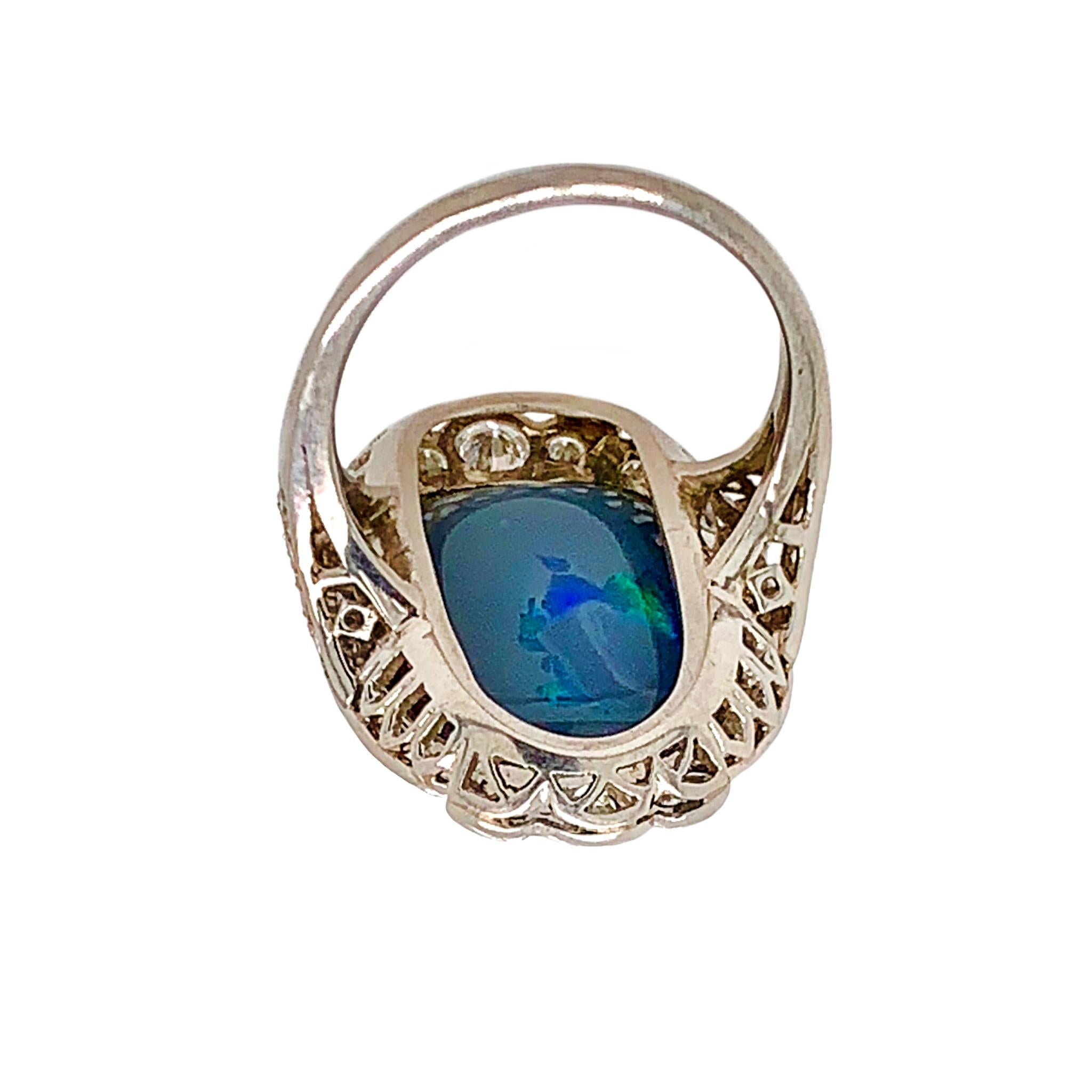 lightning opal ring