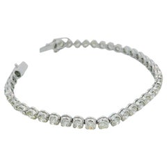 Bracciale in platino con diamante da 6,8 carati