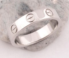 Platinum Love Ring by Cartier