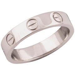 Platinum Love Ring by Cartier