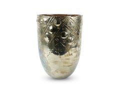 Platinum Luster Viel Vase by deBlona