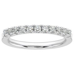 Used Platinum Mae Crown Diamond Ring '1/2 Ct. Tw'