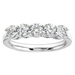 Platinum Marne 5-Stone Diamond Ring '1 Ct. tw'