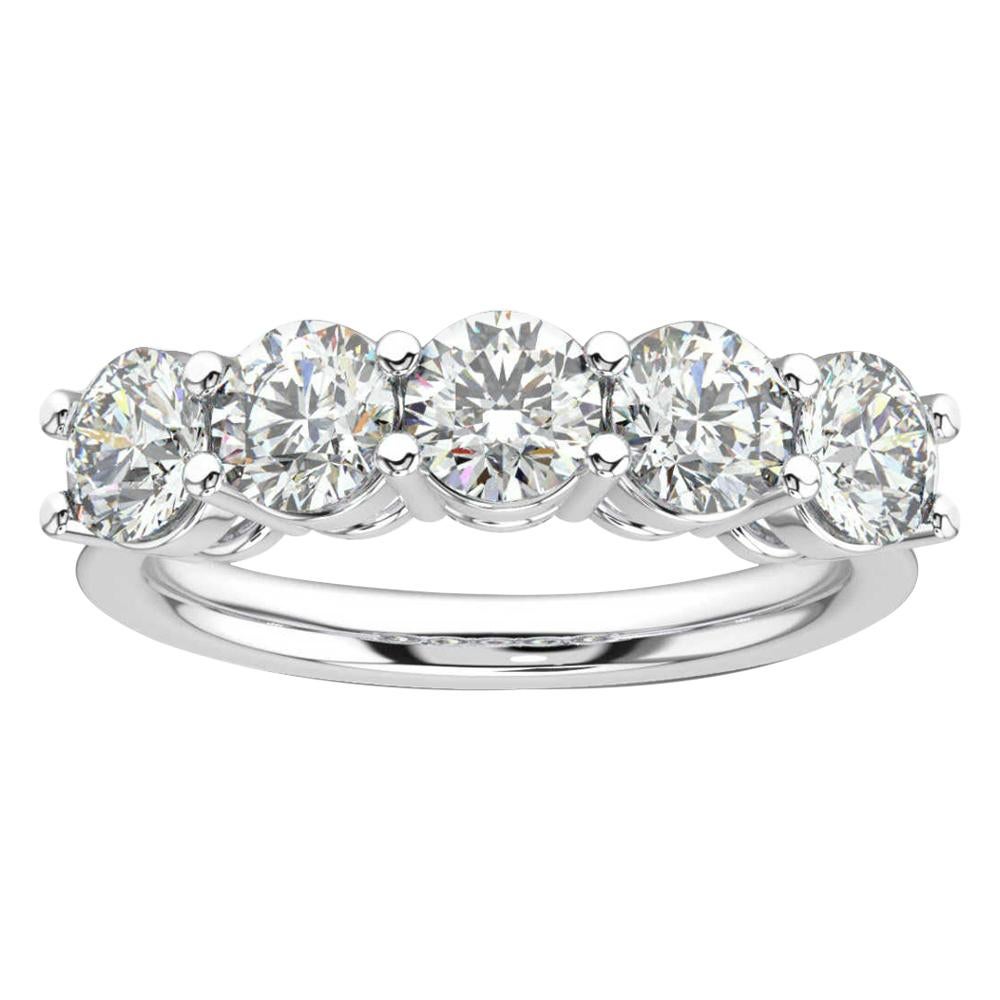 Platinum Marne 5-Stone Diamond Ring '2 Ct. tw'