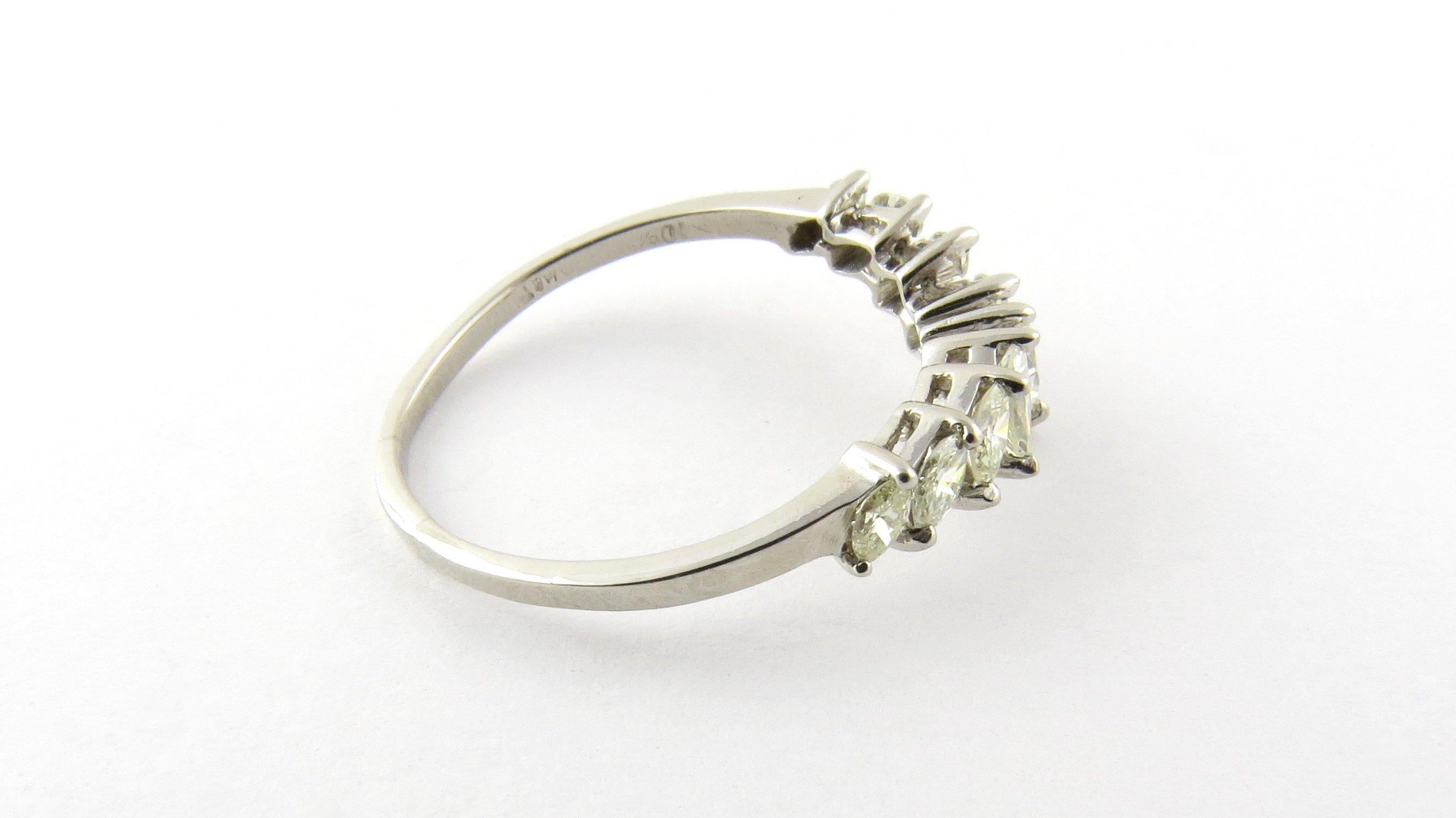 Women's Platinum Marquis Diamond Ring
