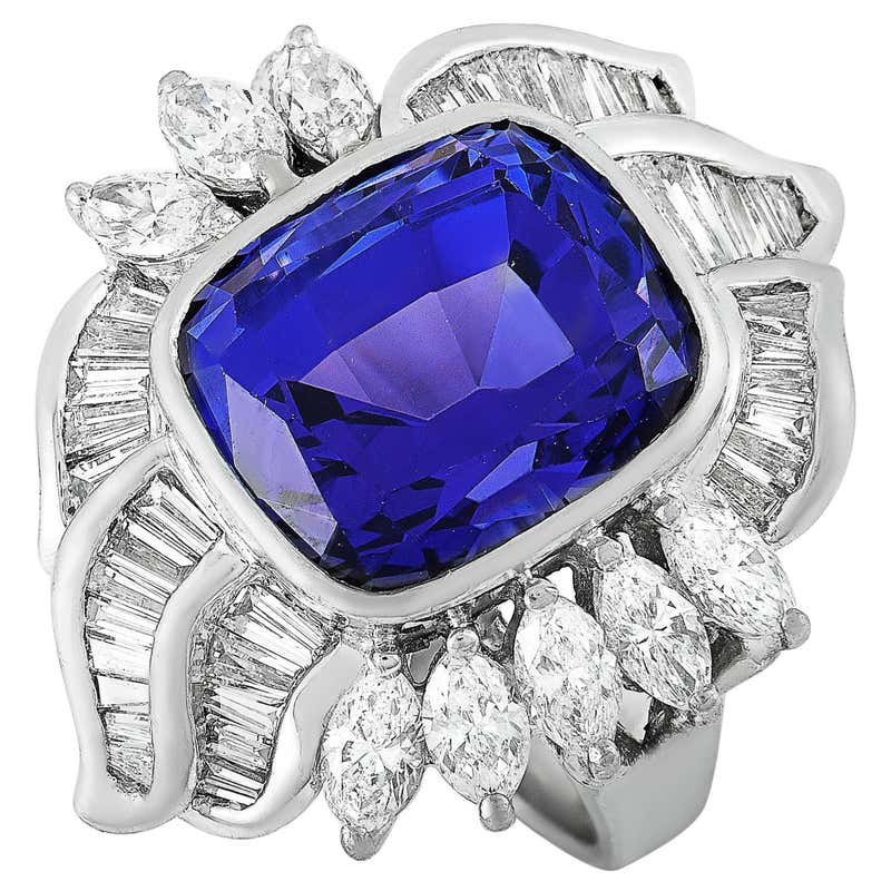 Vintage & Antique Tanzanite Jewelry: Rings, Necklaces & More - For Sale ...