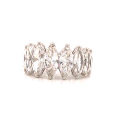 Platinum Marquise Diamond Eternity Band