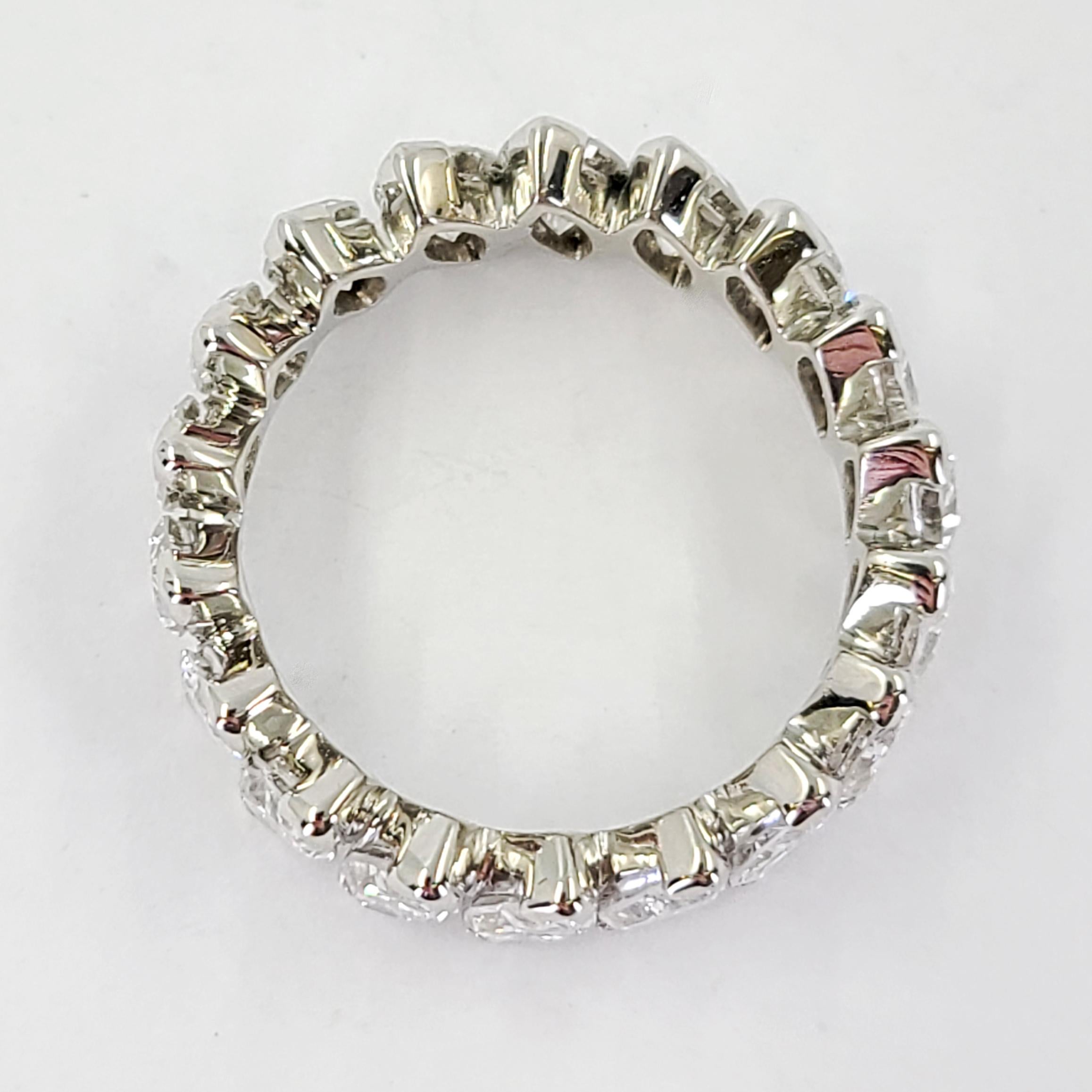 platinum marquise eternity ring