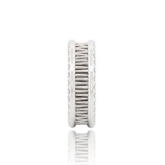 Platinum Men’s Vertical Tube Band Ring