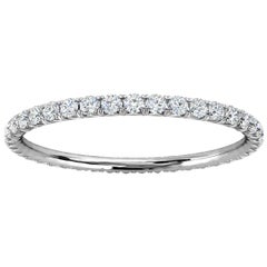 Anillo de platino Mia Mini French Pave Eternity Diamond '1/3 Ct. Tw'