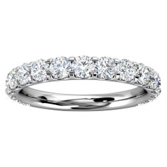 Anello in platino con diamanti micro-incisi '3/4 Ct. Tw'