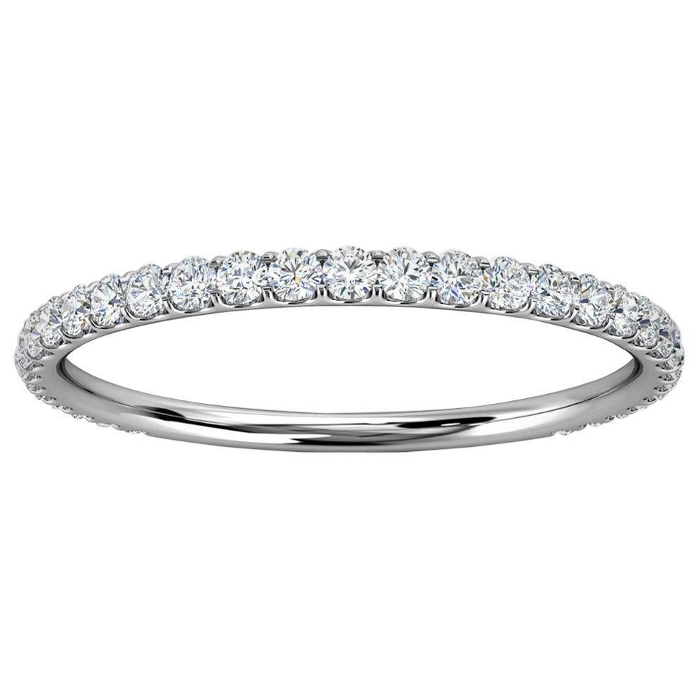 For Sale:  Platinum Mini Micro-Prong Diamond Ring '1/4 Ct. Tw'