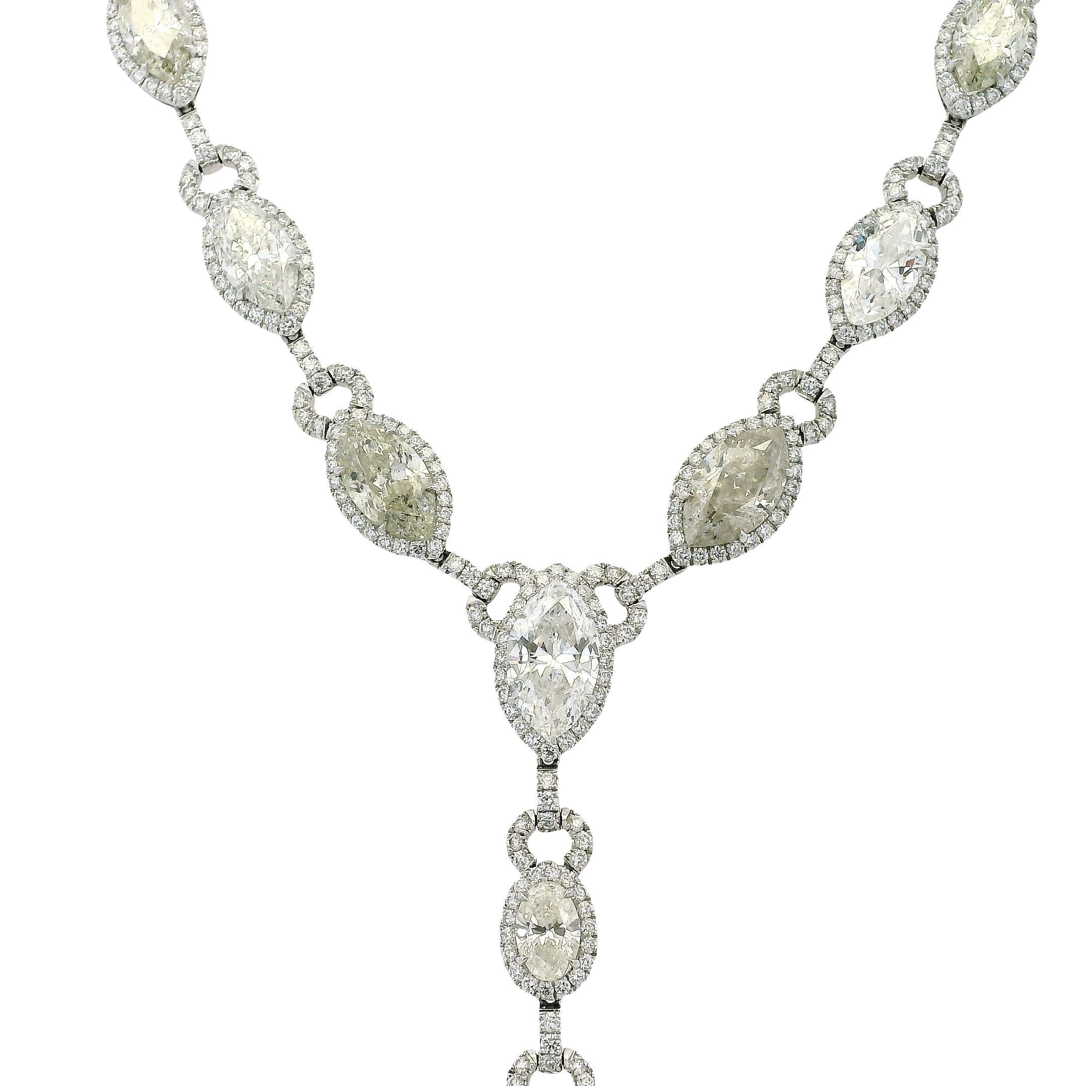 Platino Natural 27.83ctw Collar de Diamantes en Gota

¡Este impresionante collar de gota de diamantes de 27,83 ctw está en excelentes condiciones y listo para enviar!

Material: Platino
Detalles de los diamantes: Este collar tiene 22,50 quilates de