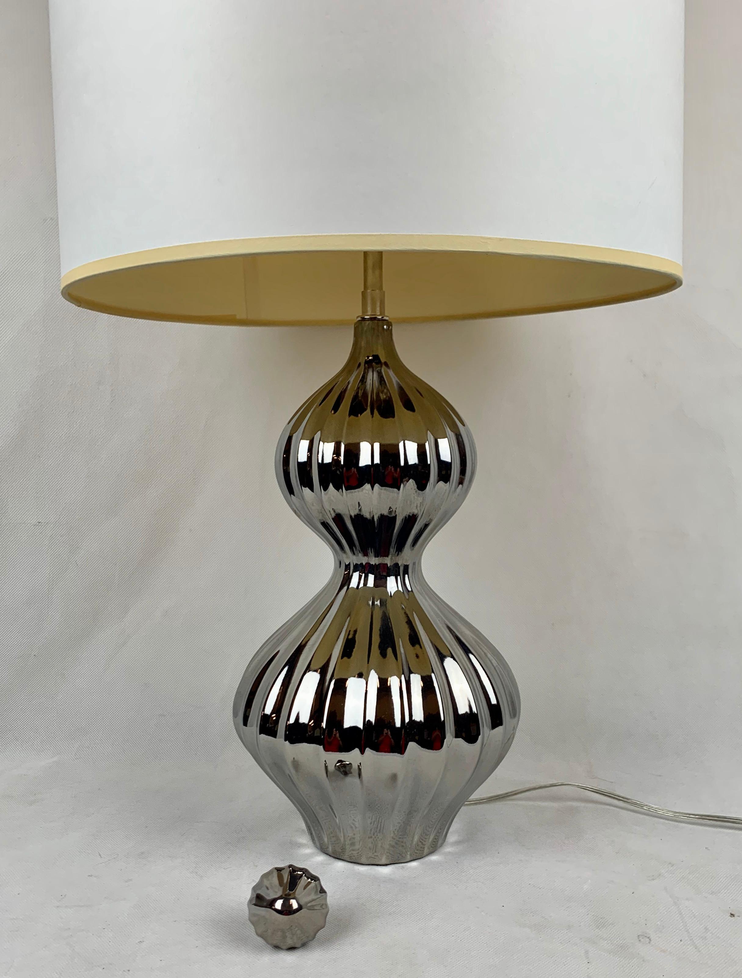 American Platinum Nelson Table Lamp by Jonathan Adler