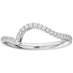 Platinum Noga Diamond Band '1/5 Carat'