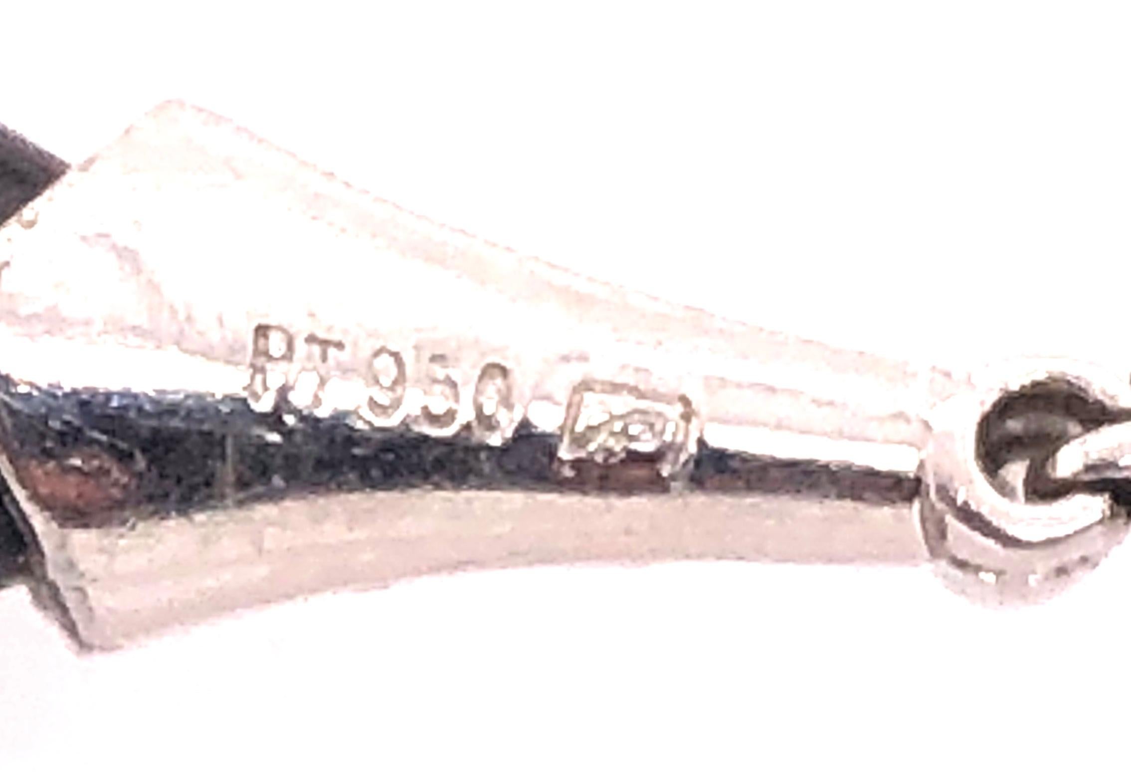 Platin-Onyx-Halskette aus Platin mit abgestuften runden Diamanten im Angebot 6