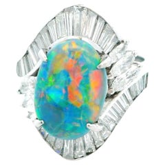 Platinum Opal Ring