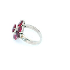 Platinum Oval-Cut Burma Ruby Ring GIA Certified