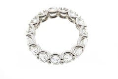 Platinum Oval Diamond Eternity Band 'GIA Certified'