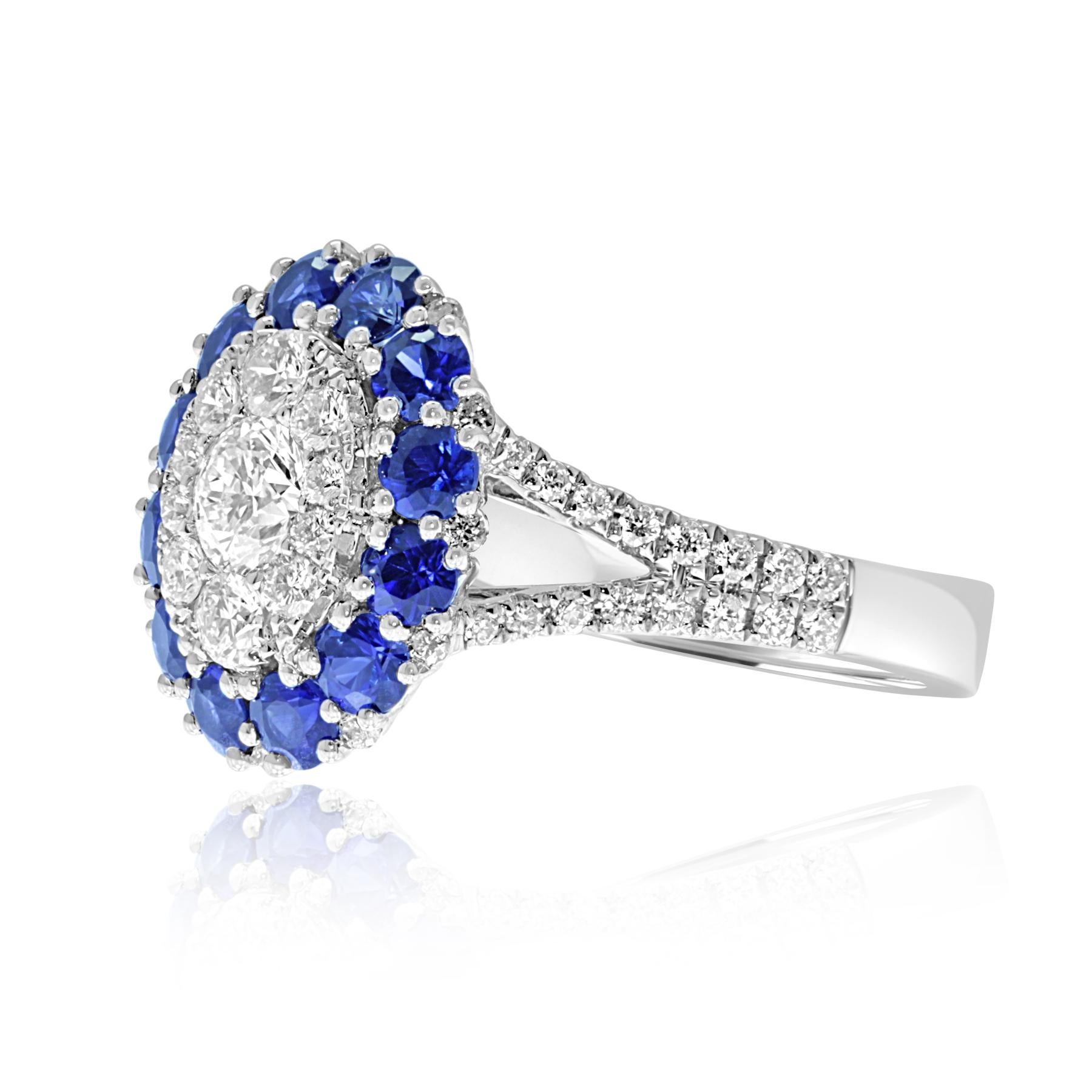 antique allure gorgeous blue sapphire and diamonds split band ring.
made of solid platinum, a very rare and valuable metal.
weighs 8.6gr, diamonds weight is 0.85ct in total, blue sapphires weigh 1.24ct in total.
ring size is 53 and can be adjusted