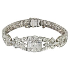 Platinum & Palladium Diamond Art Deco Bracelet 3.00ct