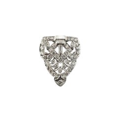 Broche/Colgante Escudo de Diamantes Platino/Paladio nº 21255