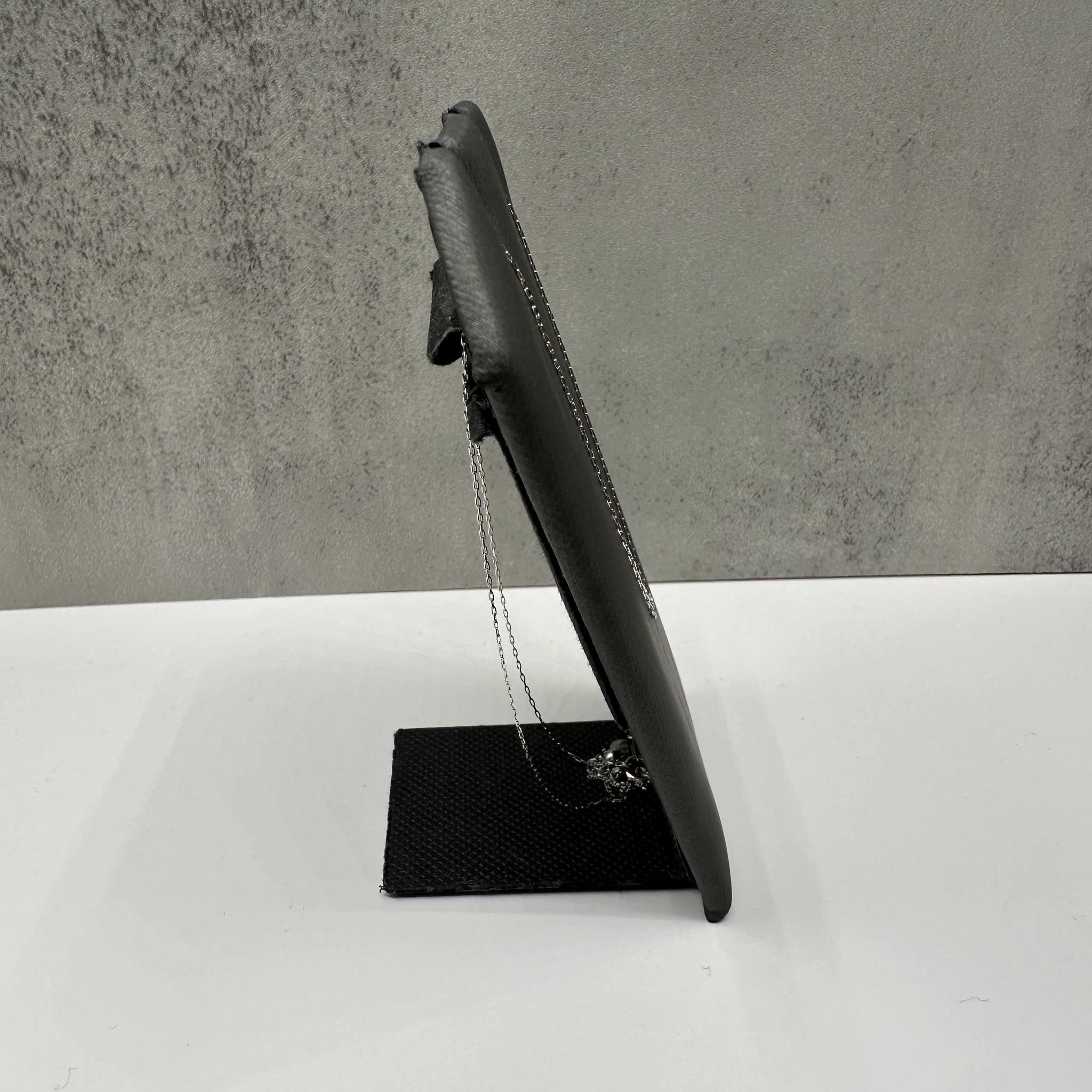 Catena con ciondolo in platino - regolabile da 17,75 pollici, 0,6 mm, PT900, nuova In condizioni Nuovo a West Hempstead, NY