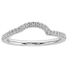 Platinum Petite Apulia Diamond Ring '1/5 Ct. tw'
