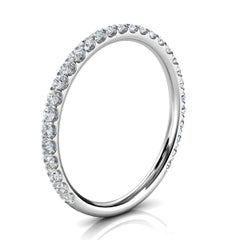 Platinum Petite Micro-Prong Diamond Ring '1/3 Ct. tw'