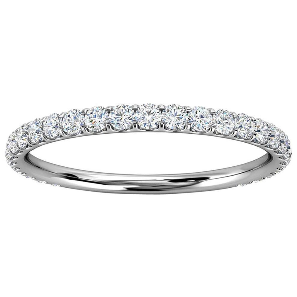Platinum Petite Micro-Prong Diamond Ring '1/3 Ct. tw'
