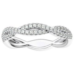 Platinum Petite Verona Infinity Diamond Ring '1/4 Carat'
