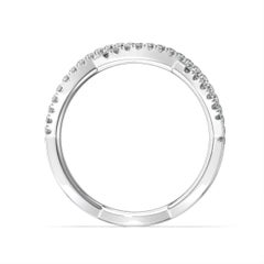 Platinum Petite Verona Infinity Diamond Ring '1/4 Carat'