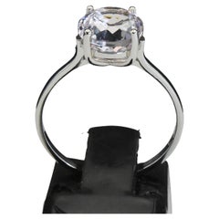 Platinum Pink Kunzite Ring