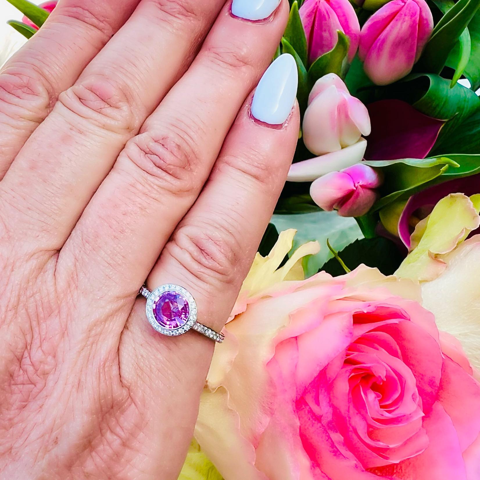 tiffany & co pink diamond ring
