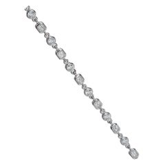 Platinum "Polo Collection" Diamond Line Bracelet