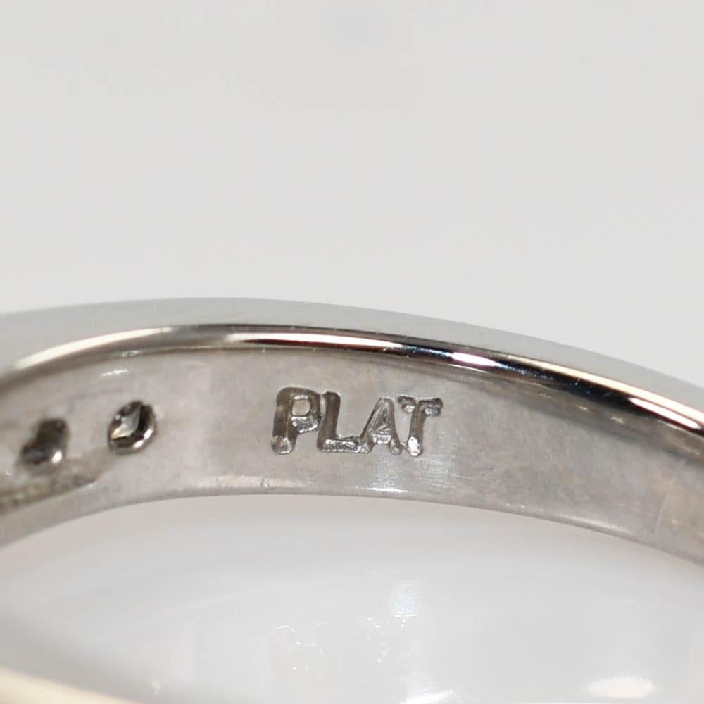 Anello in platino con diamante certificato GIA con taglio a principessa da 1,03 ct. in vendita 2