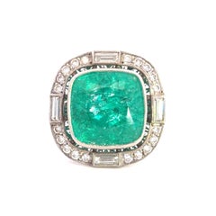 Anello con diamante in quarzite di platino