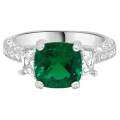 Platinum Radiant Cut Diamond Engagement Ring