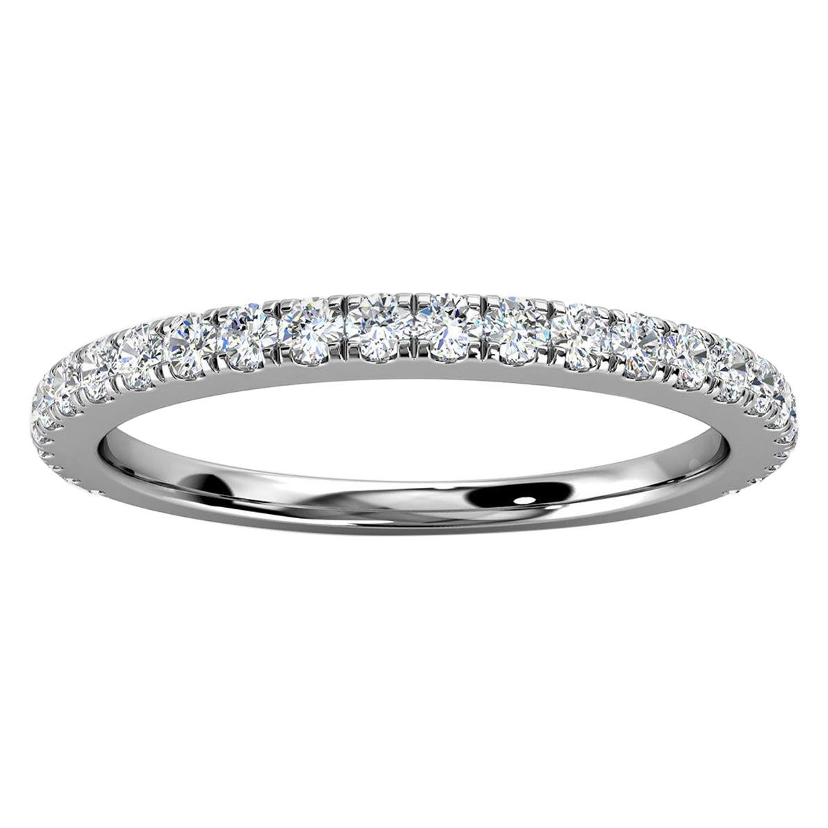 Platinum Rebeka Micro Pave Diamond Ring '1/4 Ct. Tw' For Sale