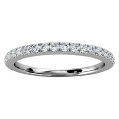 Platinum Rebeka Micro Pave Diamond Ring '1/4 Ct. Tw'