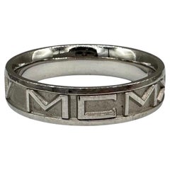 Platinum Roman Numeral Ring Size 7.5 8.1g 4.7mm John Christian