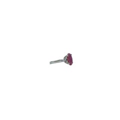 Platinum, Ruby and Diamond Ring