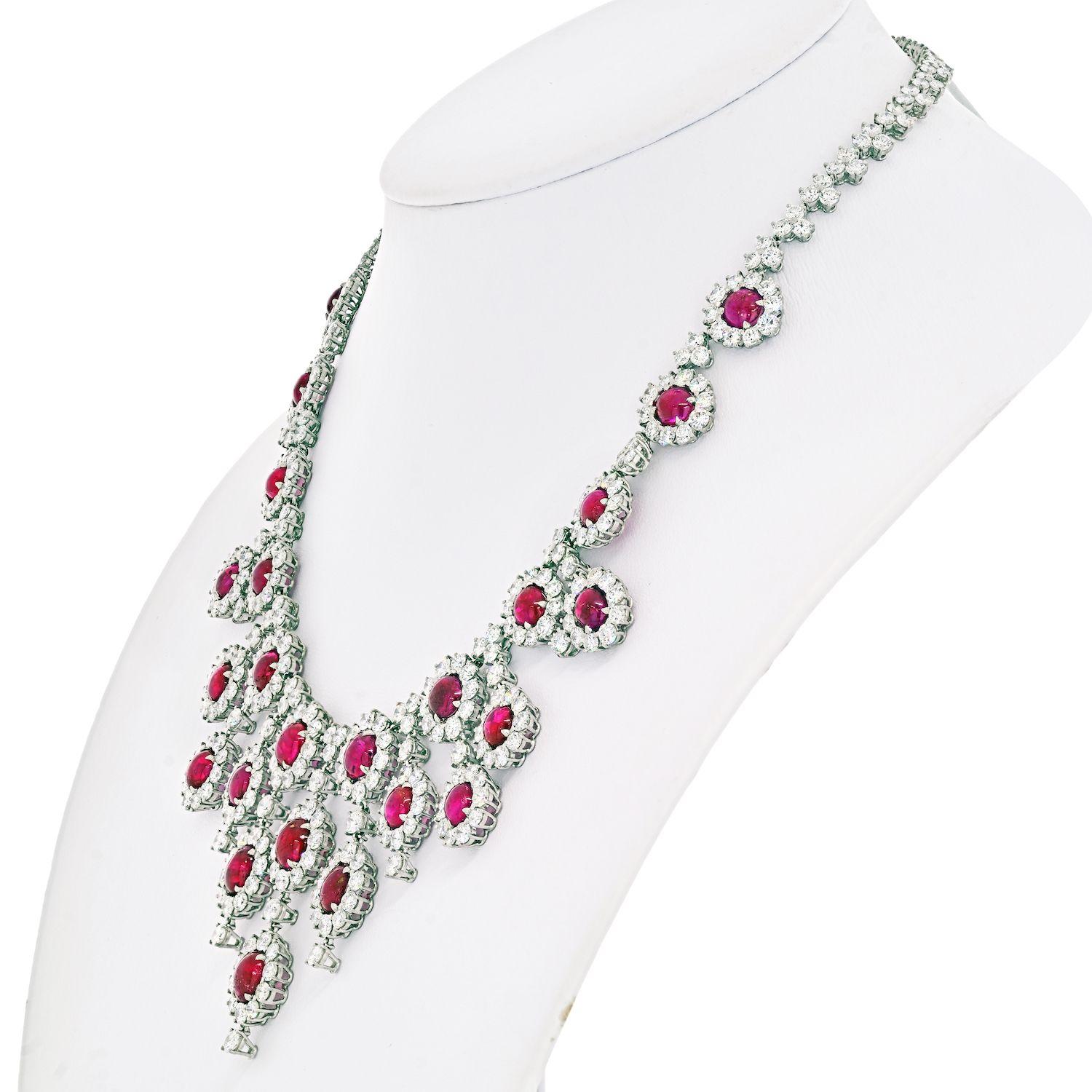 ruby collar necklace