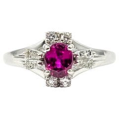 Platinum Ruby 
Diamond Ring