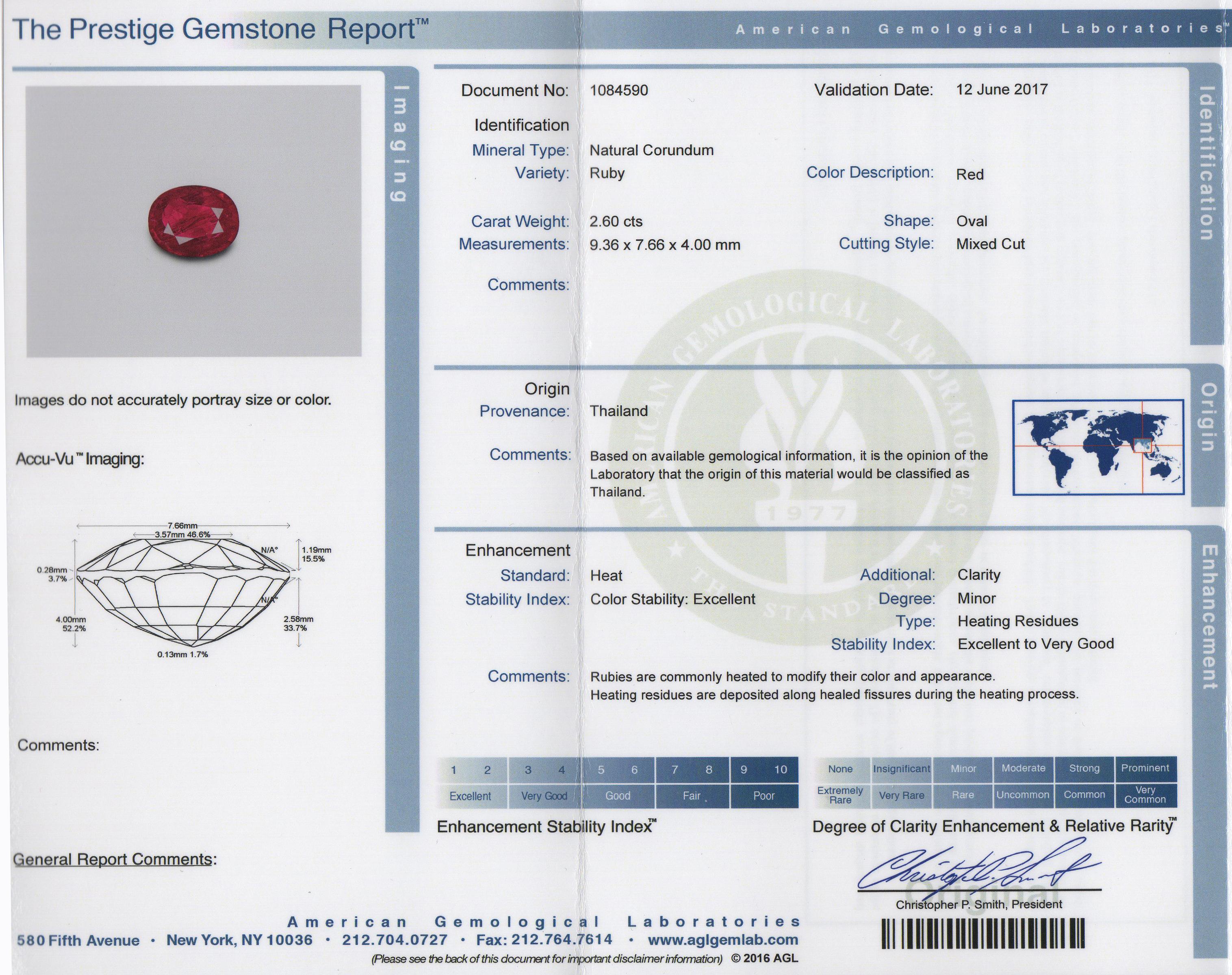 Modern Platinum Ruby Ring