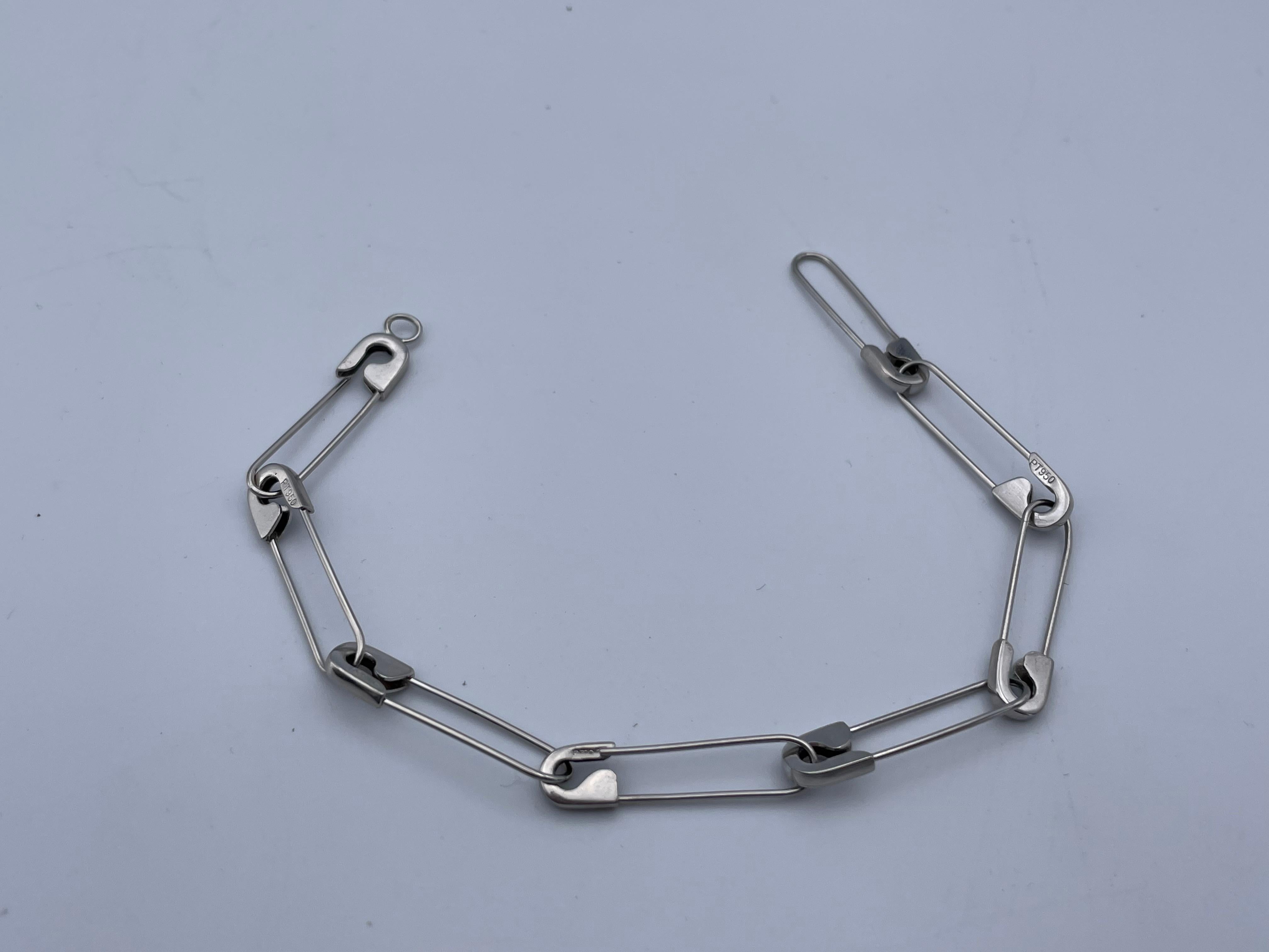 AMBUSH Sterling Silver Safety Pin Bracelet | Holt Renfrew